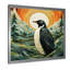 «Penguin Forest At Sunset», art mural sur toile, pingouin-97187821-97187820