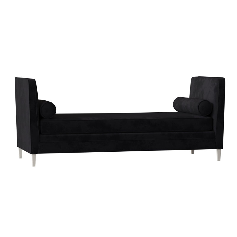 Lydia Upholstered Bench, Gabrielle Sky, Antique White