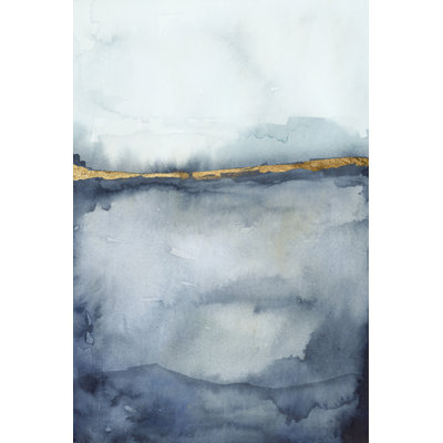 Coastal Horizon II by Victoria Borges - Wrapped Canvas Painting
