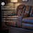 Faux Leather Power Reclining Sofa-1782957592