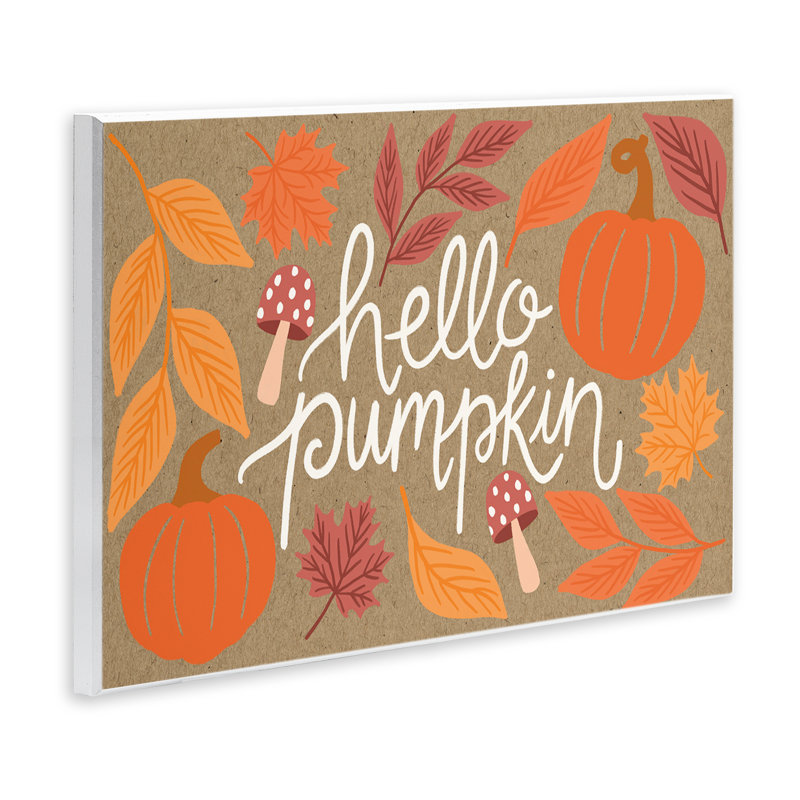  «Rustic Hello Pumpkin» par Taylor Shannon Designs, H 10 po x l 15 po