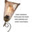 Vintage Rustic Amber Glass Wall Sconce Set With 5 Scrolled Bronze Lights