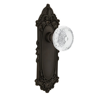 Victorian Plate with Crystal Meadows Knob
