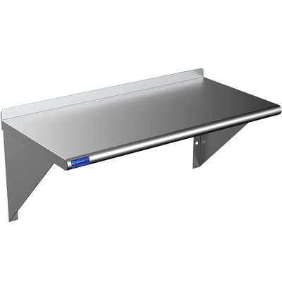 Amgood Stainless Steel Wall Shelf. Metal Shelving. NSF. & Reviews | Wayfair