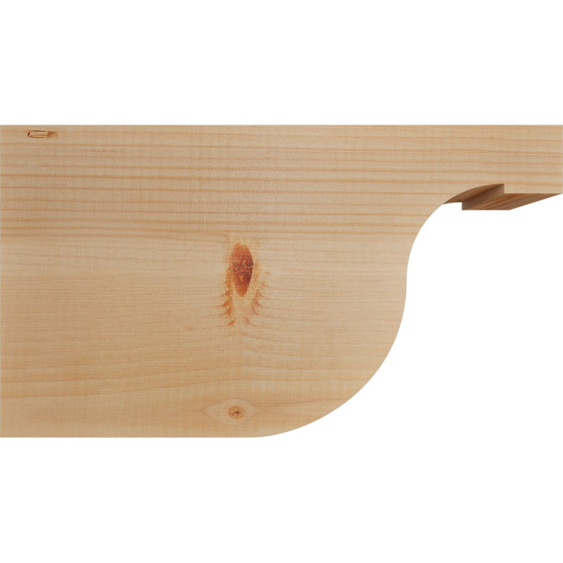 Queue de chevron lisse Del Monte, Sapin de Douglas, H 10 po x l 3 1/2 po x L 18 po