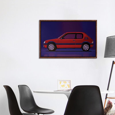 Peugeot 205 GTI 1984 by Paul Meijering - Painting on Canvas
