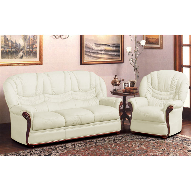 Kinsman 2 - Piece Faux Leather Living Room Set, Beige