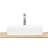20.6" Square Ceramic Vessel Sink - Premium White Above-Counter Basin