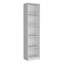 Platte 3 Piece Living Room Set With 3 Bookcases, White-2134308971