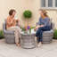Millste 2 Seater Rattan Conversation Set