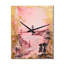 San Francisco Dreams - Collage rose rétro - Horloge murale rétro San Francisco-99637972