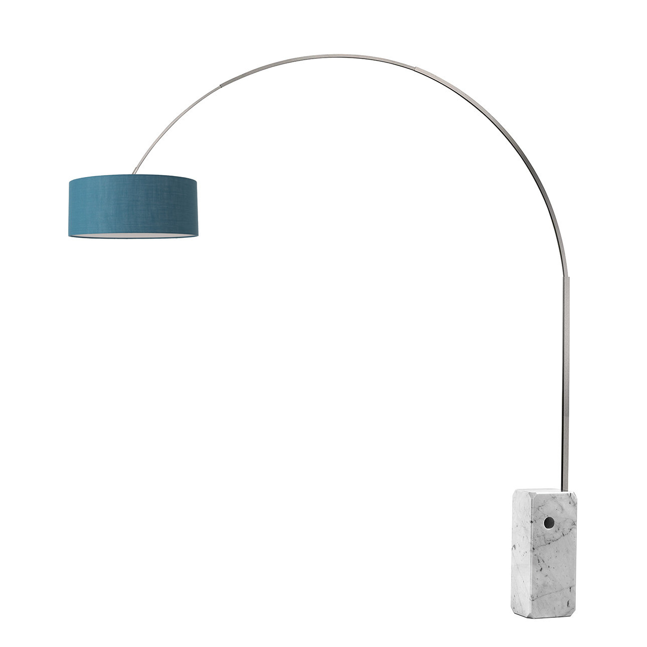 Krieger 95 " Floor Lamp, Pool Blue