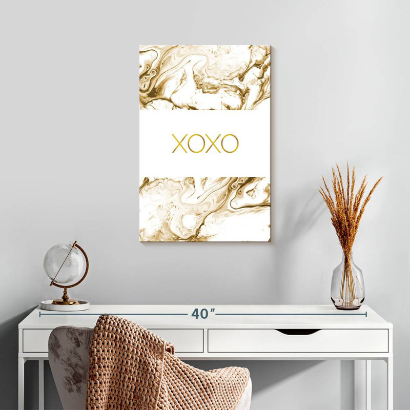 Tergel XOXO Typography, 24" H x 16" W