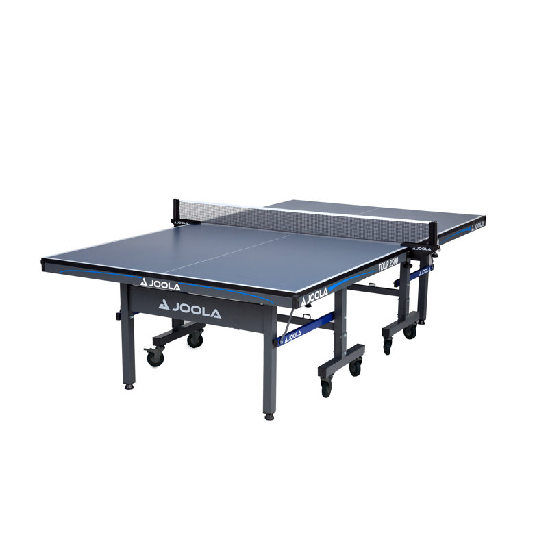 JOOLA Tour 2500 Folding Blue MDF Table Tennis Table with Net