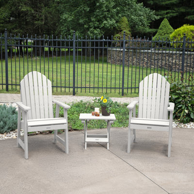 Anette Outdoor Adirondack Chair With Table