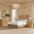 Graciana 4-Piece Fluted Solid Wood Bedroom Set