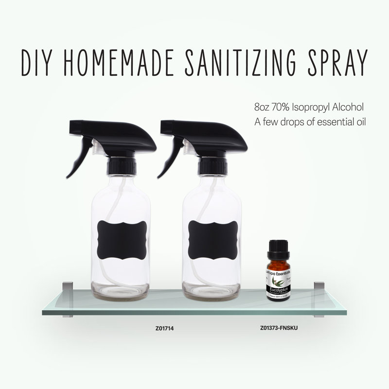 16oz. Glass Spray Bottle