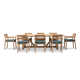 Moline 98.5'' Rectangular 8 - Person Outdoor Dining Set with Cushions