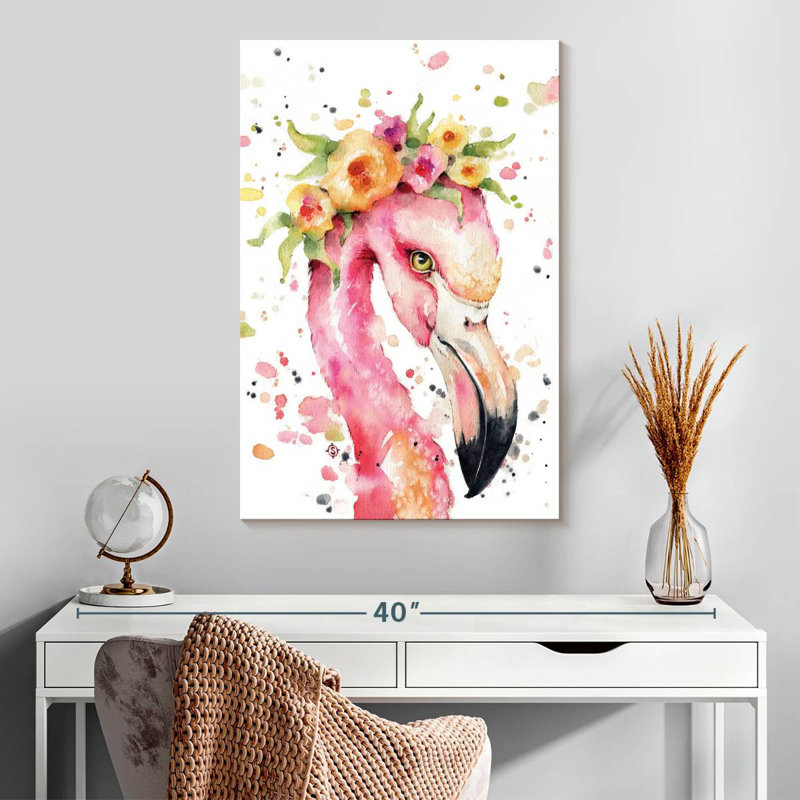 Brampt Little Flamingo, 30" H x 20" W