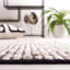 Tapis rayé en laine / jute Rynesha-1708783899