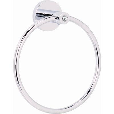 Swarovski Crystal Wall Mounted Towel Ring