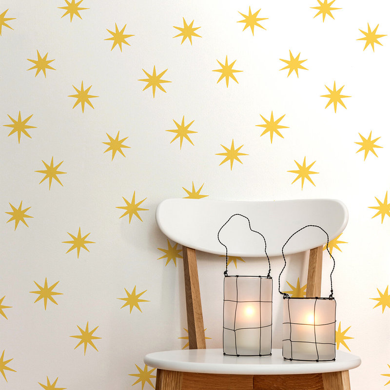 Stars, Gold, Non-Woven