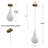 Dezaray 1-Light Alabaster Single Pendants