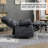 Large Manual Polyester Recliner Chair-1757003354