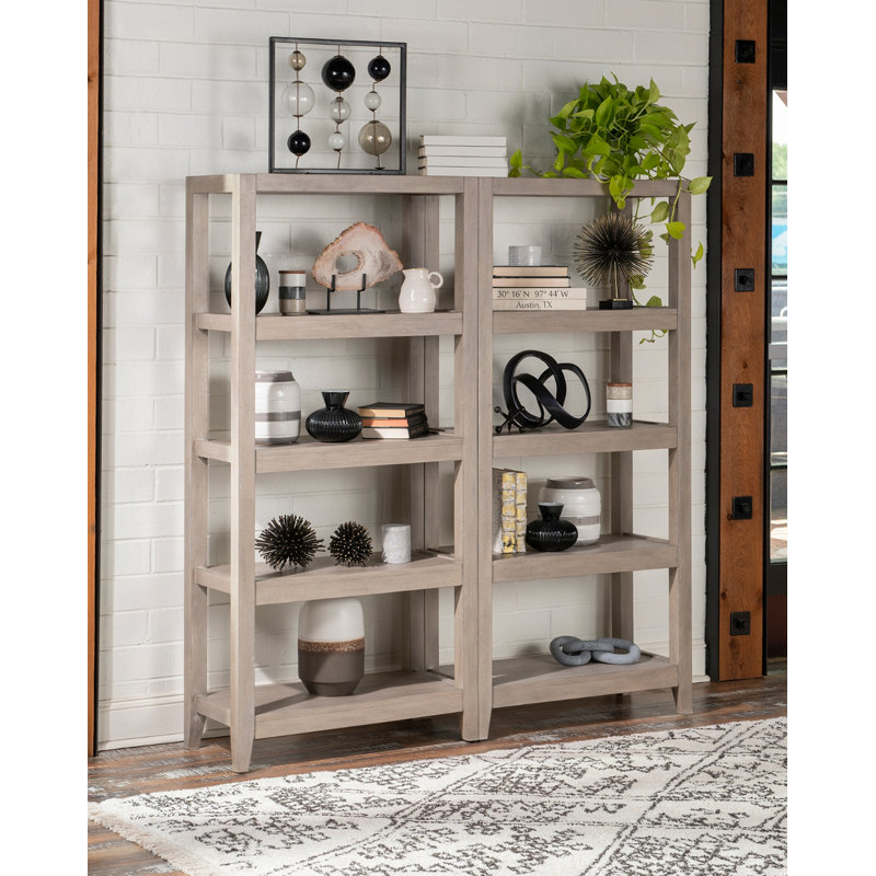  Solid Wood Ladder Bookcase