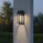 Garner 1-Light Matte Black Outdoor Wall Lantern-128725756
