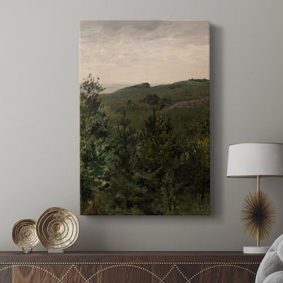 Paysage rétro CCxxxv - galerie avec cavas enveloppés