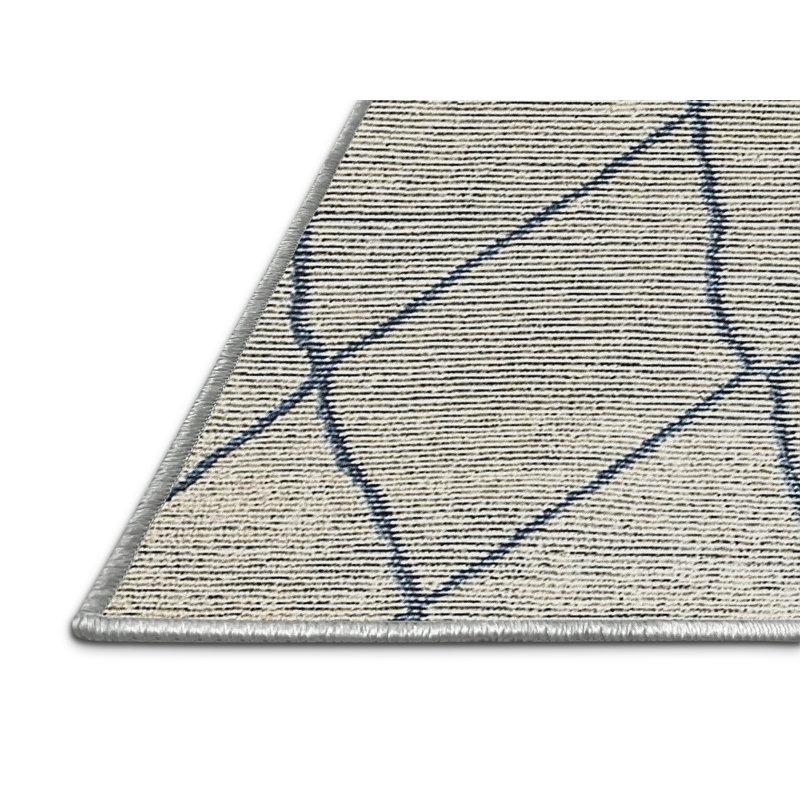 Geometric Indoor Rug, Rectangle 5' x 7'