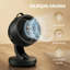 Desk Fan With Remote, 8 Speeds, Quiet Operation, Oscillating Air Circulator For Bedroom, LED Display, Black-125280256
