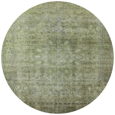 Tapis oriental vert clair