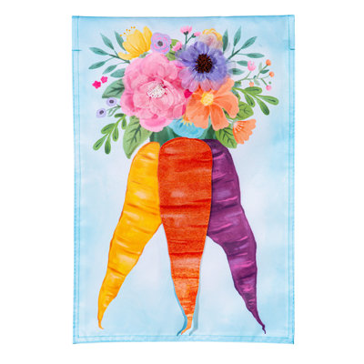 Drapeau de jardin floral floral