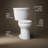 Cimarron 1.28 GPF Water Efficient Elongated Two-Piece Toilet (Seat Not Included)-51403899-51403903