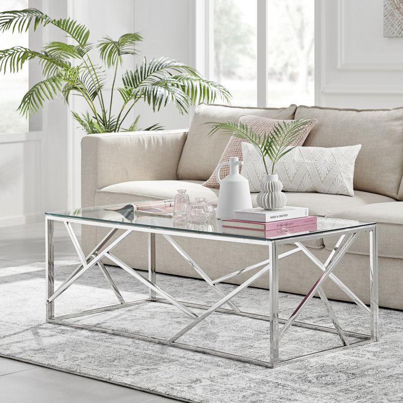 Table basse Ammy Luxury, Argent