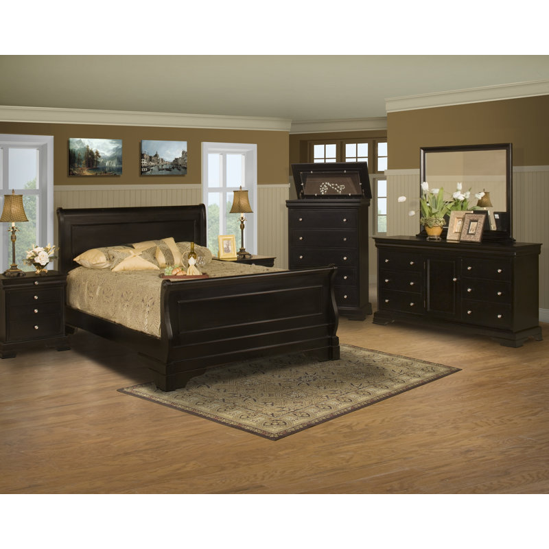 Miroir de commode rectangulaire Wellington