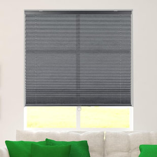 Cordless Pleated Fabric Light Filtering Window Shade