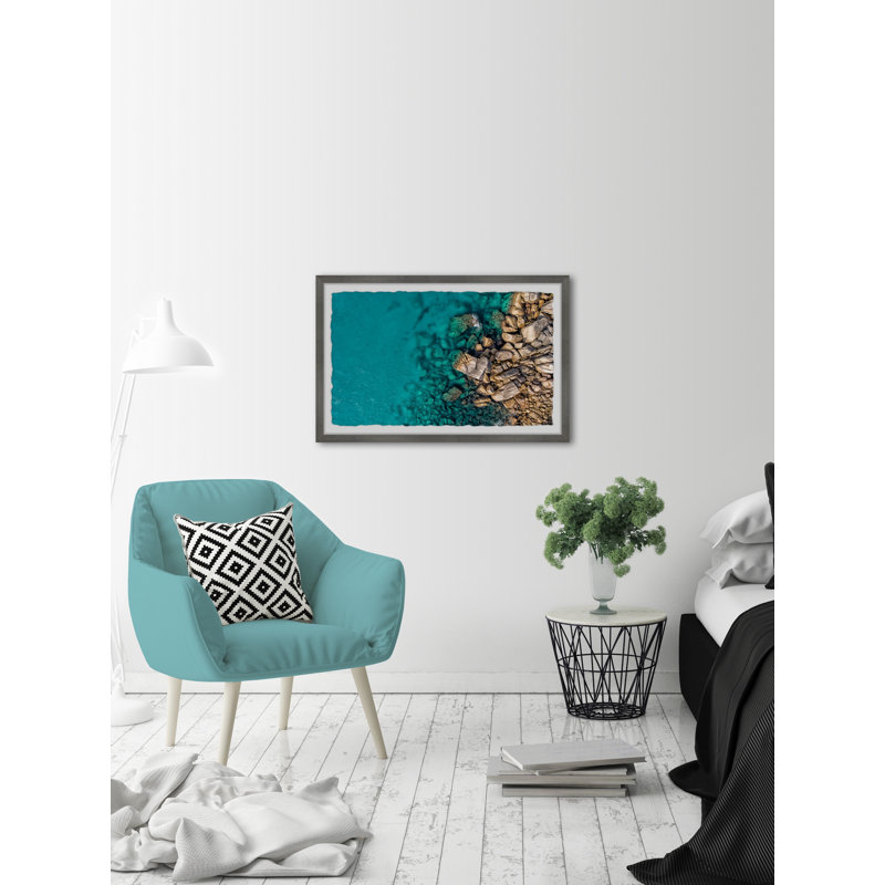 Wave Breaker - Single Picture Frame Painting, 41 cm H x 61 cm W