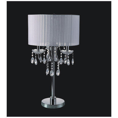 29.5"H CRYSTAL INSPIRED TABLE LAMP (1PC/CTN) (1.58/9.10)