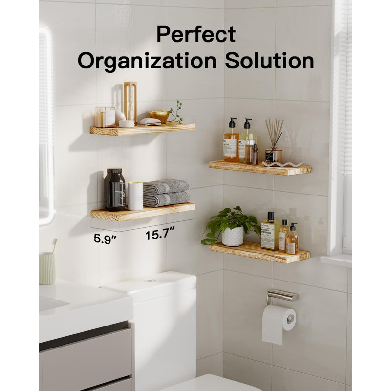 Floating Shelf, Light Brown