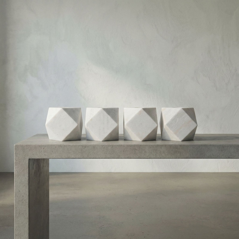 Votive Candle Holder, White