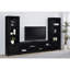 Sandlin 3-Shelf Engineered Wood Media Tower
