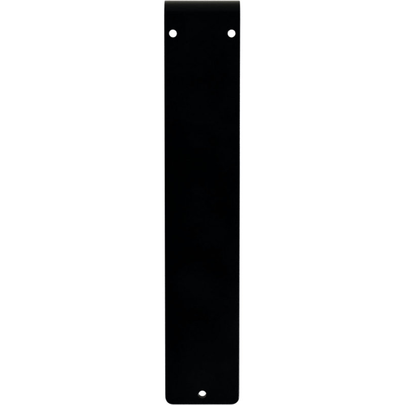 Support en fer forgé, H 10 po x l 1,5 po x P 7,5 po, Noir