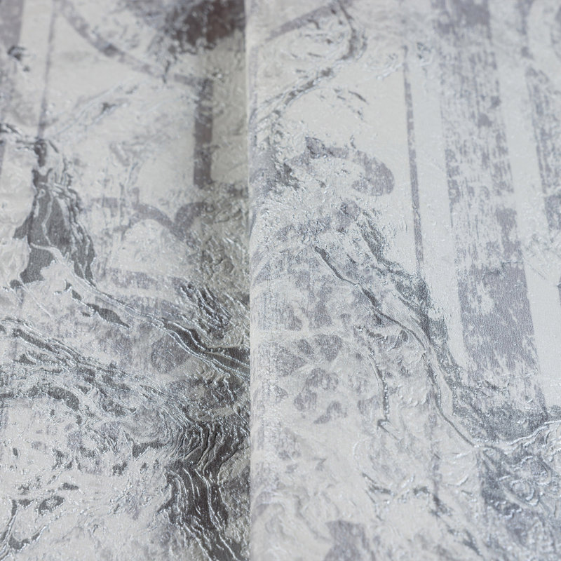 Rouleau de fleurs Shamaila, Gris