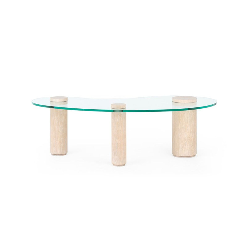 Scarlotti Coffee Table, 13.25" H x 41.5" L x 22.25" W, Sand