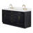 Thornaby 66'' Solid Wood Double Bathroom Vanity with 1.5'' Carrara Quartz Top-97878704-68060769