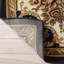 Tapis oriental noir / beige tissé à la machine Colindale-20238826