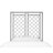 X & Diamond Low Profile Standard Bed-41692146-73216593